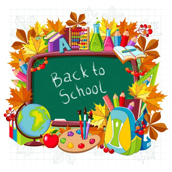 okul malzemeleri. Eğitim kavramı.