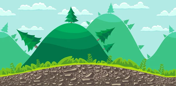 Dikişsiz manzara arka plan. Orman.