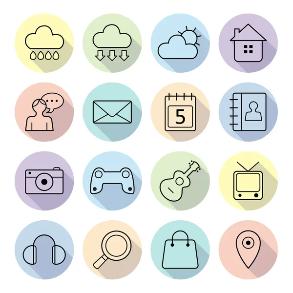 Web icons — Stock Vector