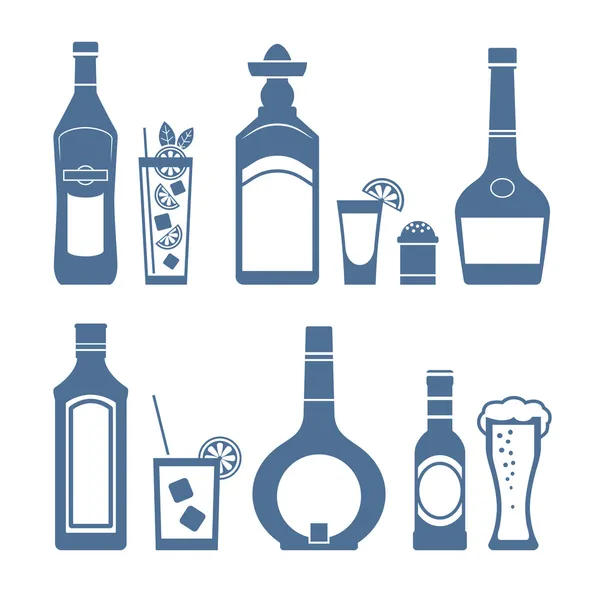 Drink icons. — Stock Vector