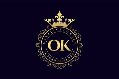 Tamam İlk Mektup Lüks Kaligrafi Feminen Çiçekli El Heraldik monogram antika lüks logo tasarımı Premium