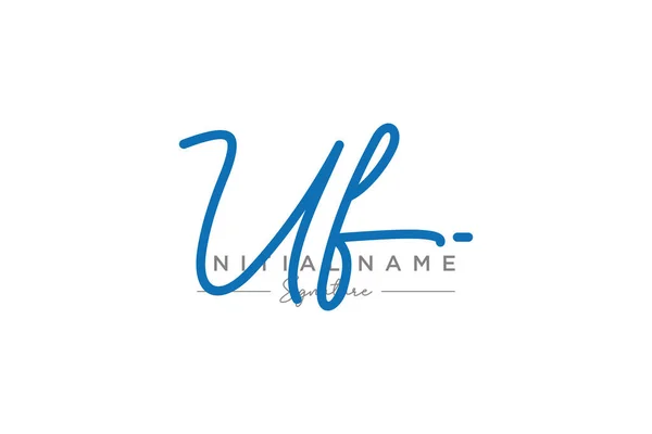 Assinatura Logotipo Modelo Vetor Mão Desenhada Caligrafia Lettering Ilustração Vetorial —  Vetores de Stock