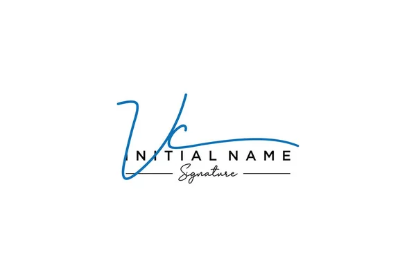 Handtekening Logo Template Vector Handgetekend Kalligrafie Belettering Vector Illustratie — Stockvector