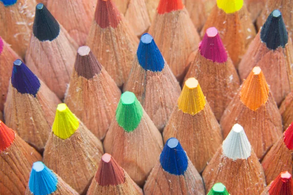 Color pencils macro — Stock Photo, Image