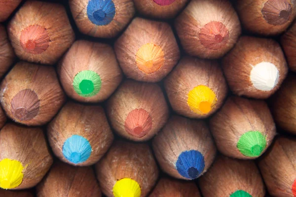 Color pencils macro — Stock Photo, Image