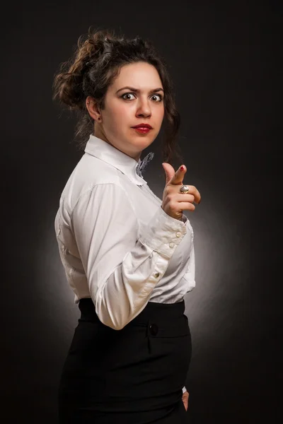 Retrato de mulher — Fotografia de Stock