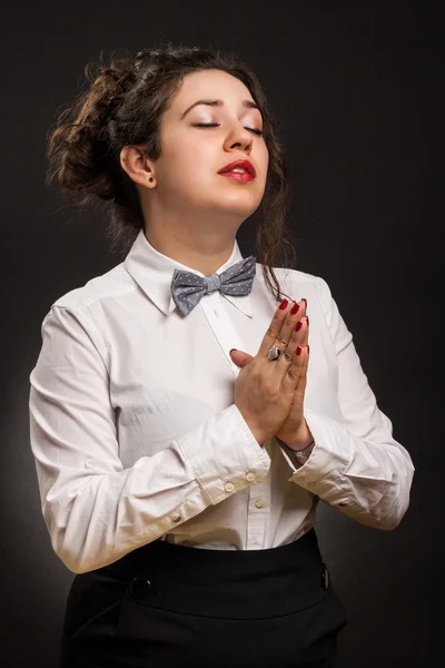Praying woman — Stock Photo, Image