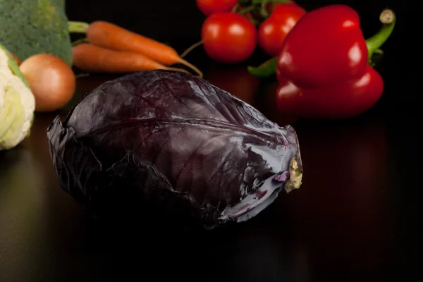 Repolho vermelho — Fotografia de Stock