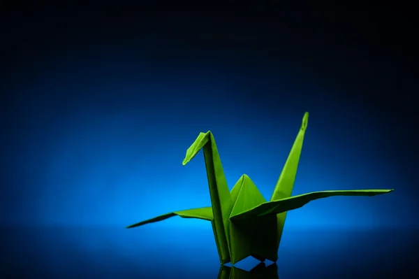 Origami papper kranar — Stockfoto