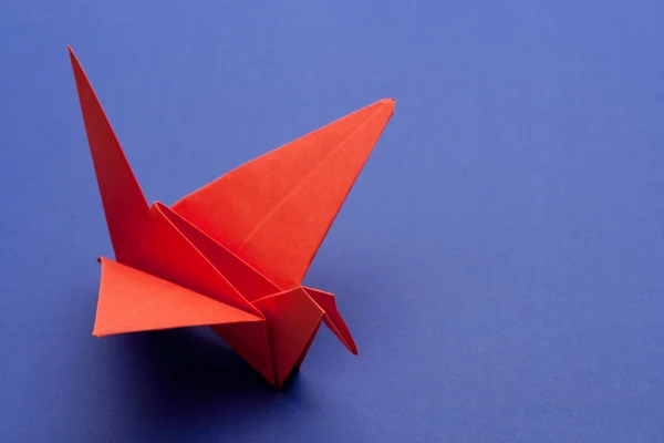 Żurawia Origami papieru — Zdjęcie stockowe