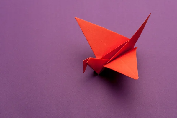 Żurawia Origami papieru — Zdjęcie stockowe