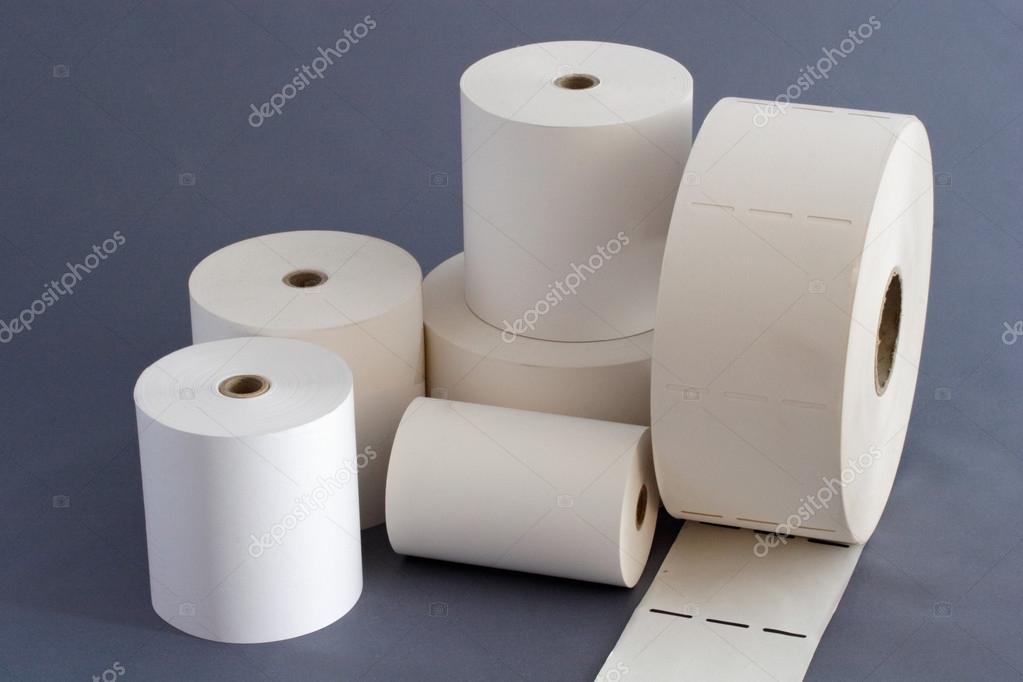Paper Rolls for Cash Register Stock Photo by ©Dejvice6 33339147