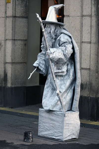 Human Street Performer — Stock Photo, Image