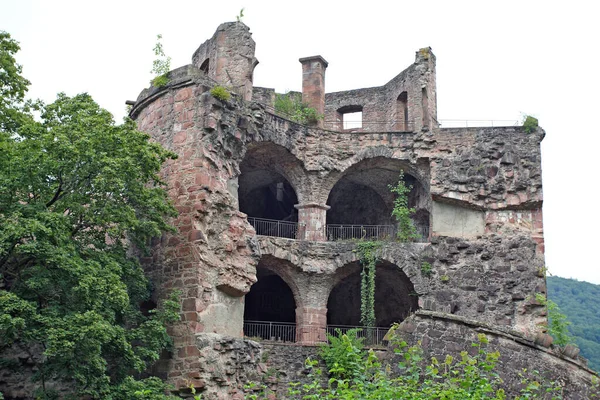 Heidelberg Germany August 2021 Heidelberg Castle One Most Famous Ruins — Stock Photo, Image