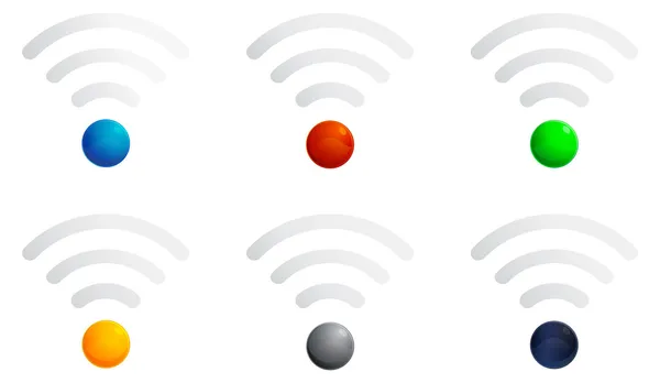 无线网络图标 — 图库矢量图片