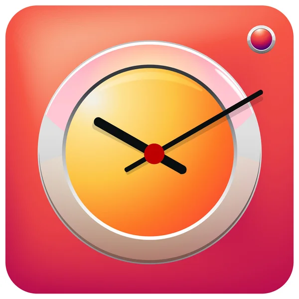 Icono del reloj — Vector de stock