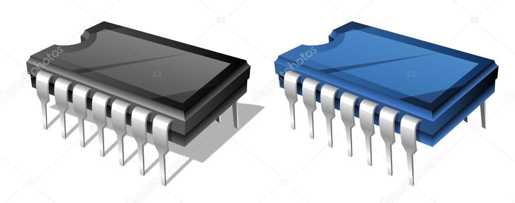 Computer chip or microchip