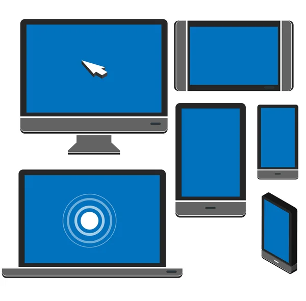 Icono del dispositivo de visualización — Archivo Imágenes Vectoriales