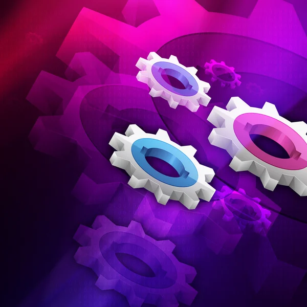 Abstract Gear Background — Stock Photo, Image