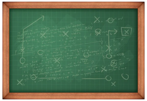 Blank Green Board with Scribble — Stock Photo, Image