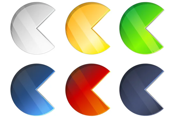 Illustrazione - icone a colori — Vettoriale Stock