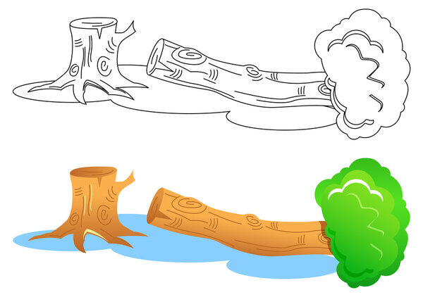 Рубленное дерево
