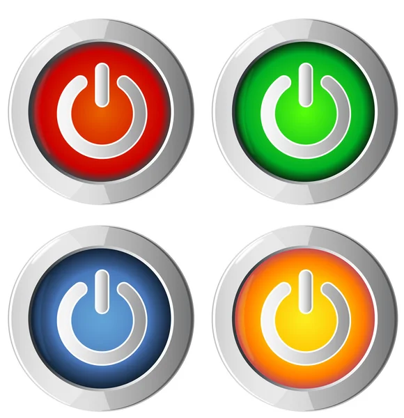 Power On & Off Icon — Stock Vector