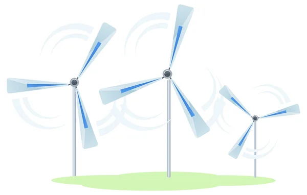 Windpark-Ikone — Stockvektor