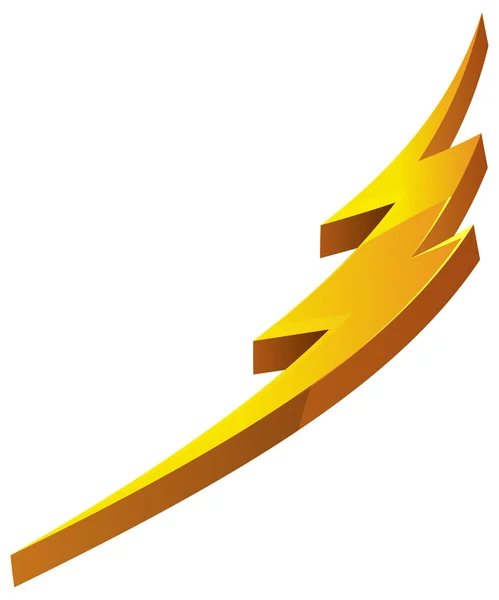 Lightening bout pictogram — Stockvector