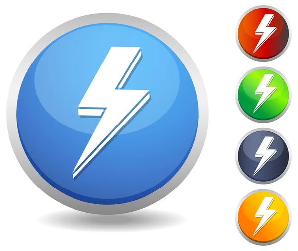 Icono Lightning Bolt — Vector de stock