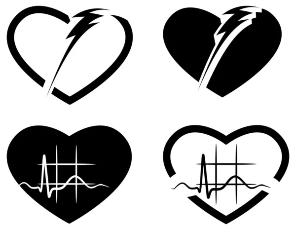 Symbol ekg — Wektor stockowy