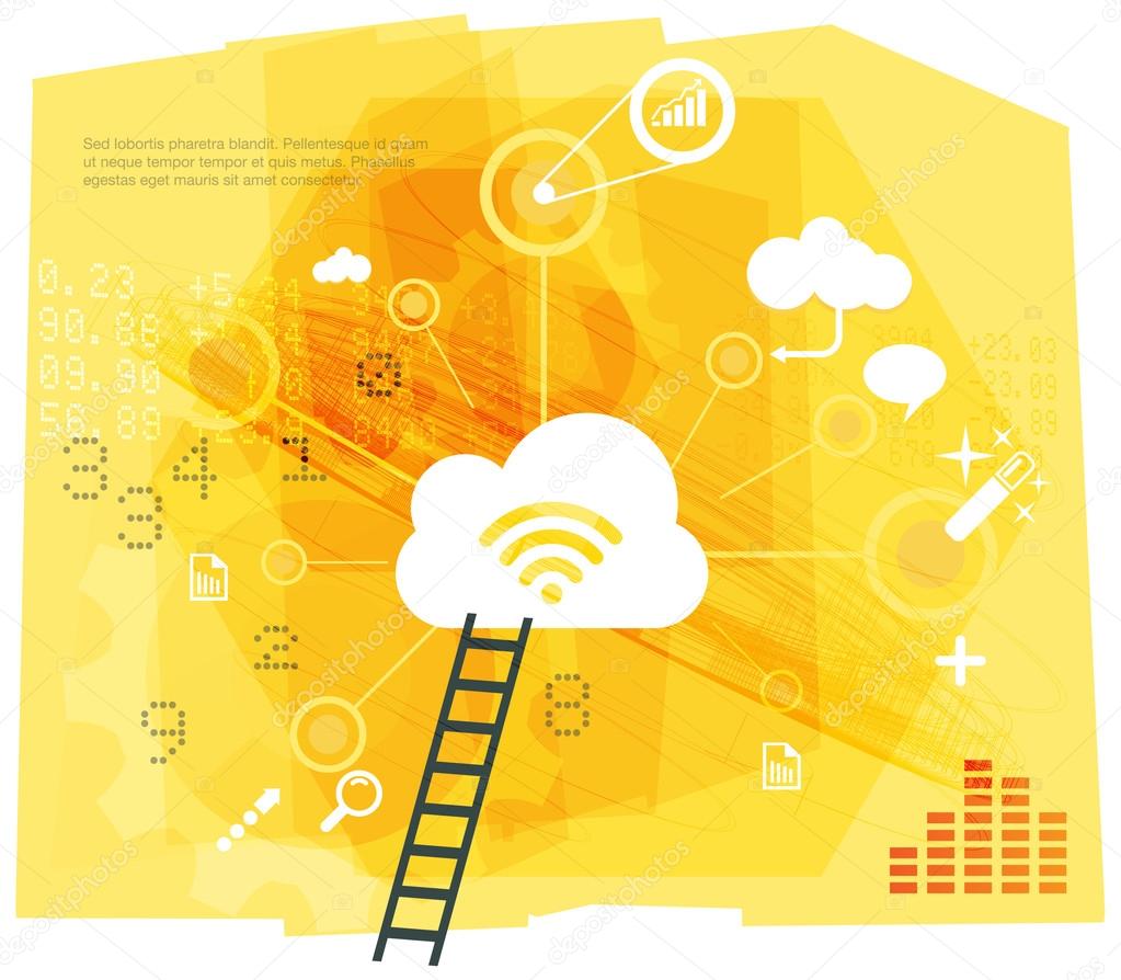 Managing Cloud Technology  Illustration