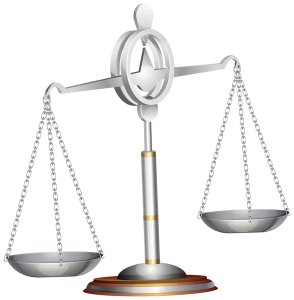 Icono de equilibrio de justicia — Vector de stock