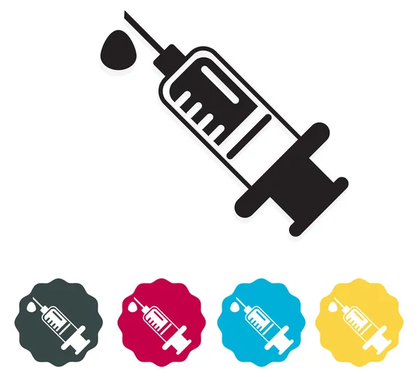 Icon - Impfung — Stockvektor
