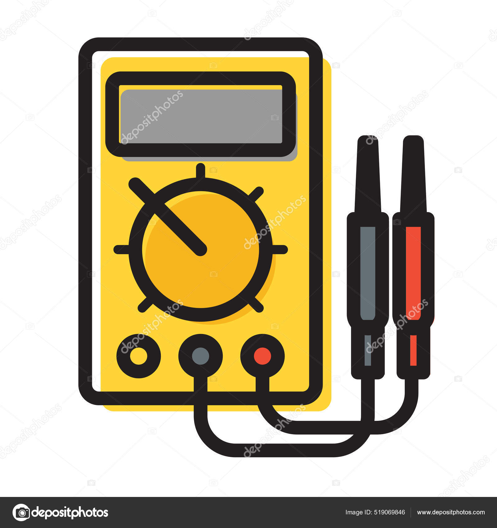 Multimeter drawing Vector Art Stock Images | Depositphotos