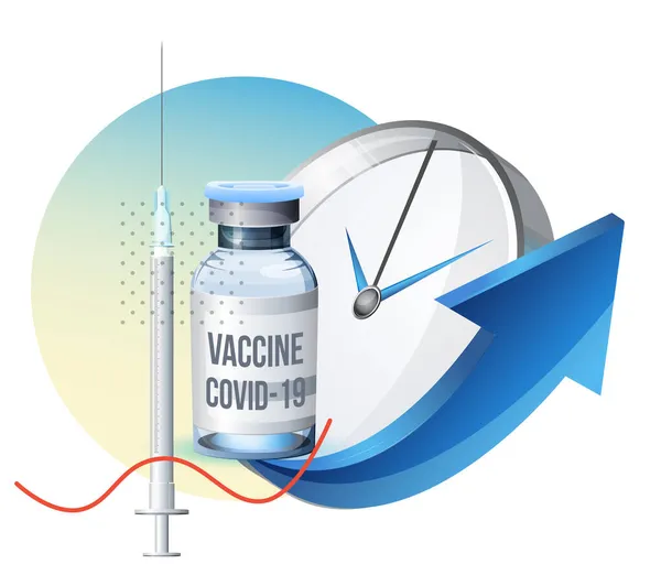 Novel Coronavirus 2019 Ncov Desenvolvimento Vacinas Ilustração Como Arquivo Eps — Vetor de Stock