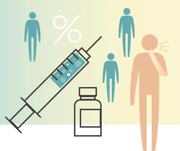 Coronavirus Nouveau 2019 Ncov Planification Distribution Des Vaccins Illustration Sous — Image vectorielle