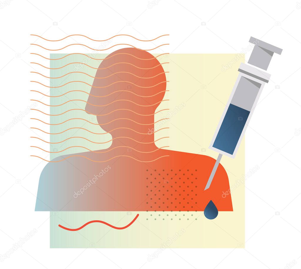 Novel Coronavirus - 2019-nCoV - Vaccine Passport - Illustration as EPS 10 File