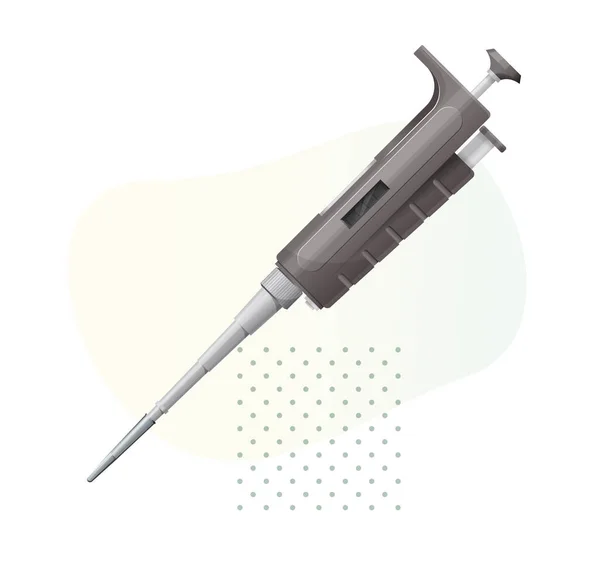 Micropipeta Aparelho Laboratório Testes Pcr Ilustração Como Arquivo Eps —  Vetores de Stock