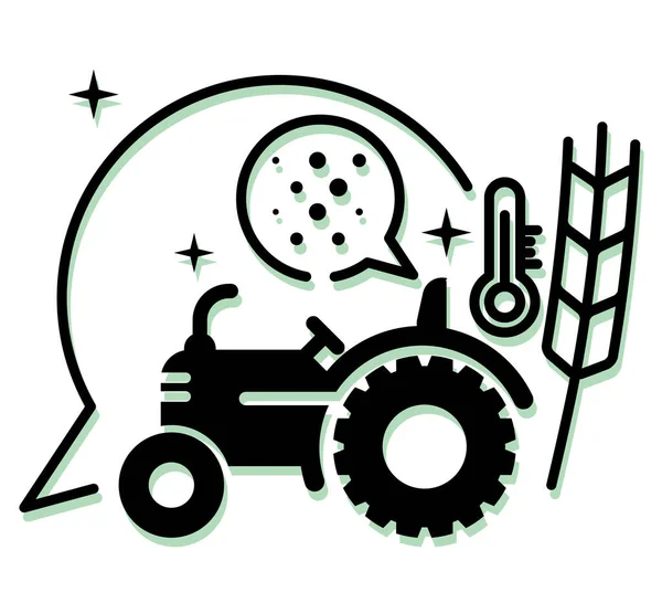 Agricultura Información Discusión Como Archivo Eps — Archivo Imágenes Vectoriales