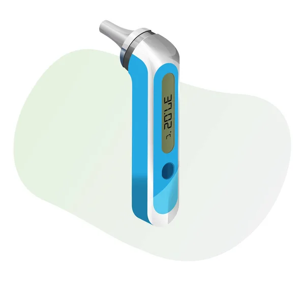 Ear Thermometer Stock Illustration Eps File — 스톡 벡터