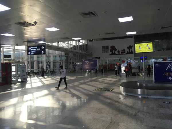 Morning Sunlight Arrival Hall Birsa Munda Airport Ranchi India 13Th — 스톡 사진