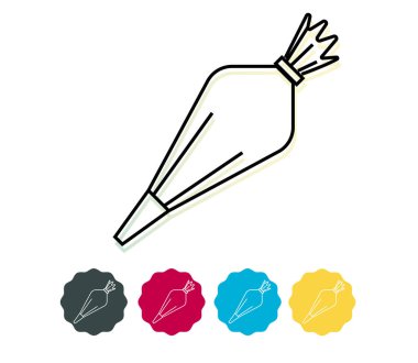 Boru Torbasıyla Buz Torbası - EPS 10 dosyası olarak Simge