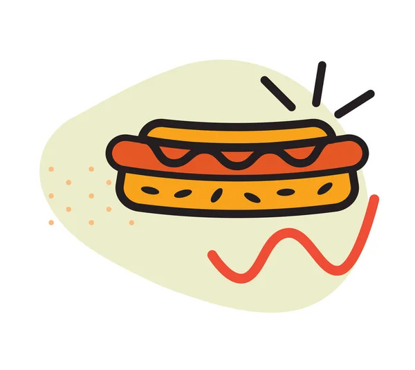 Hambúrguer Hambúrguer Fast Food Junk Food Icon Como Arquivo Eps — Vetor de Stock