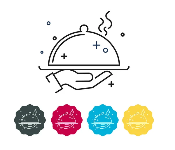 Eps File Hot Food Stock Icon — 스톡 벡터