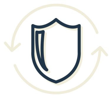 Simge - Güvenliğe Odaklan - Görüntü EPS 10 Dosyası