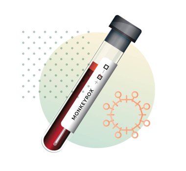 Monkeypox - Testing  - Illustration  as EPS 10 File