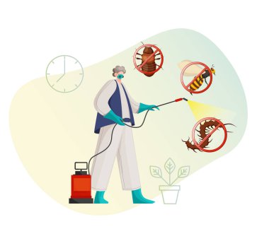 Haşere Kontrol Servisi - Görüntü EPS 10 Dosyası