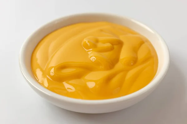 Bohnensauce Salzige Soße Sauce Mit Cheddar Käse — Stockfoto