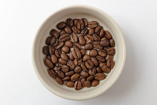 Roasted Coffee Beans Fragrant Beans Favorite Food — Fotografia de Stock